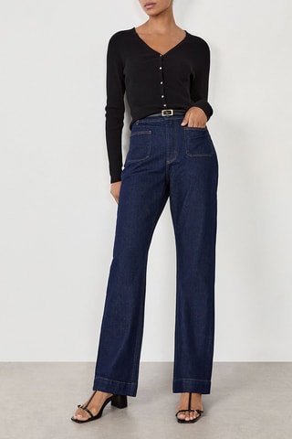Jean taille haute Dariius - Bleu