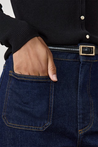 Jean taille haute Dariius - Bleu