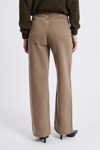 Jean taille haute A Dona - Taupe