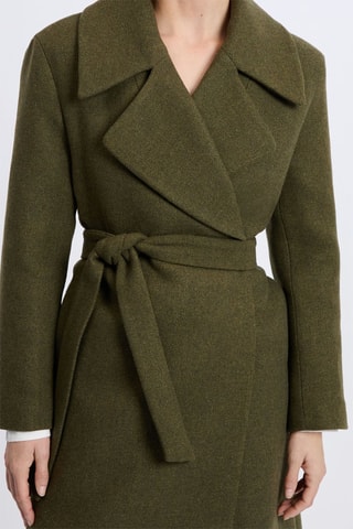 Manteau en laine A Morati - Kaki