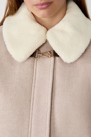 Manteau en laine Menel - Beige