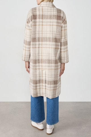 Manteau Merel CRX - Taupe et blanc