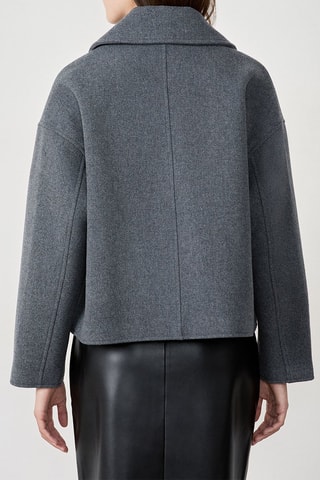 Manteau en laine Laura - Anthracite