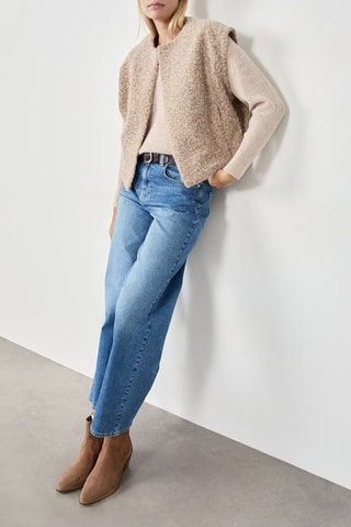 Veste sans manches Lydia - Beige