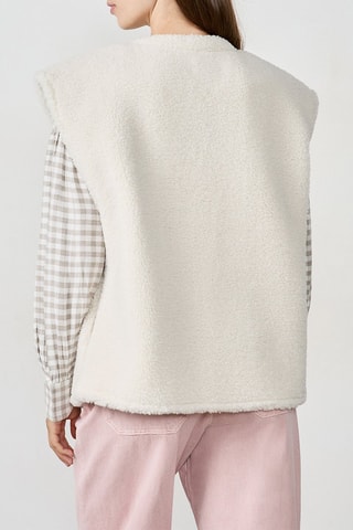 Veste sans manches Fanny - Ecru