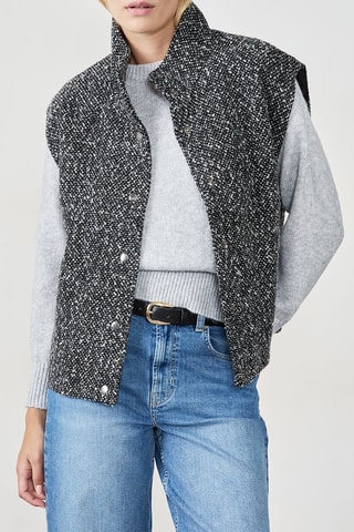 Veste sans manches Flora Mln - Gris chiné