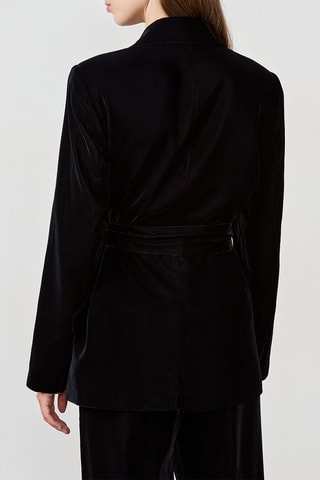 Veste en velours Valentina - Noir