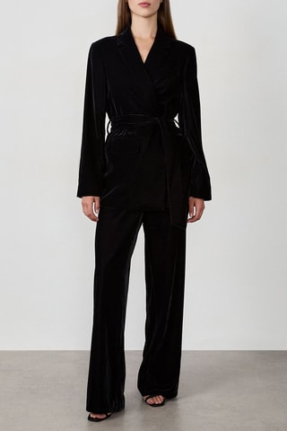 Veste en velours Valentina - Noir