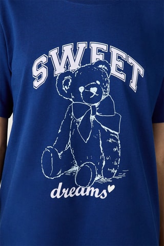 Chemise de nuit Deddy - Bleu marine