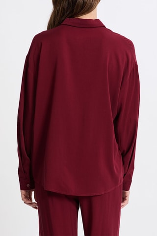 Chemise de pyjama Floriana - Bordeaux