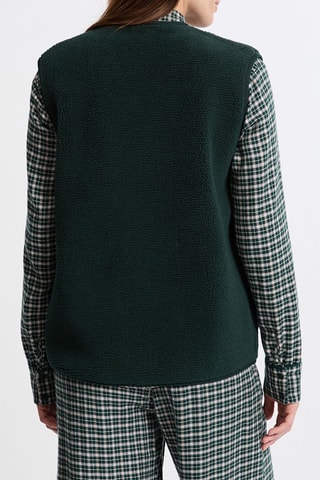 Gilet de pyjama sans manches Marilou - Vert émeraude