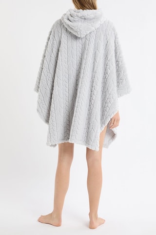 Kimono de pyjama à capuche Mund - Gris clair