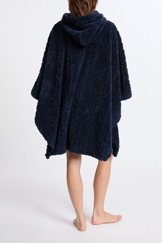 Kimono de pyjama à capuche Mund - Bleu marine