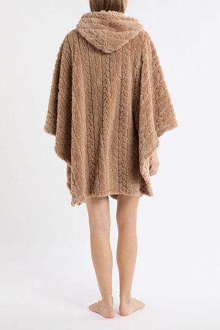 Kimono de pyjama à capuche Mund - Camel