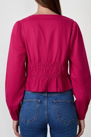 Top Vintage St Tropez - Rouge framboise