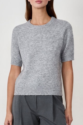 Top Lidann - Gris chiné