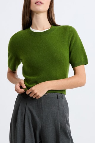 Top en cachemire Louise - Vert