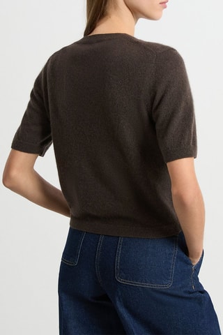 Top en cachemire Louise - Marron