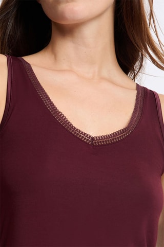 Top Warme Up Lace - Bordeaux