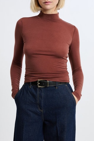 Top Jeanette - Marron