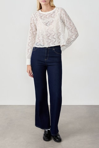 Top en dentelle Francoise - Blanc