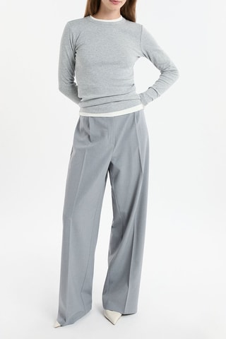 Top Tandem - Gris chiné