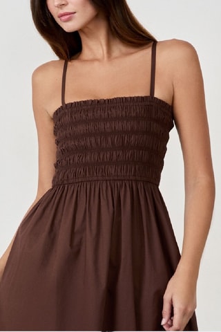 Robe midi Timeless Summer - Marron