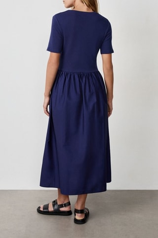 Robe trompe-l’œil Coastal Cowgirl - Bleu marine