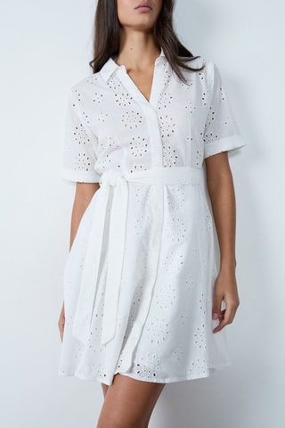 Robe chemise Essentiel - Blanc