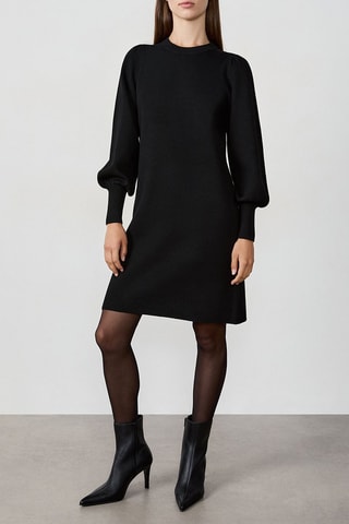 Robe droite Ruisa - Noir