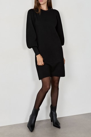 Robe droite Ruisa - Noir