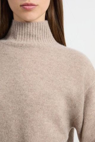 Robe pull en cachemire Louise - Taupe