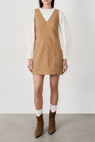 Robe droite Farah - Taupe