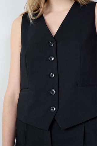 Gilet de costume Eva - Noir