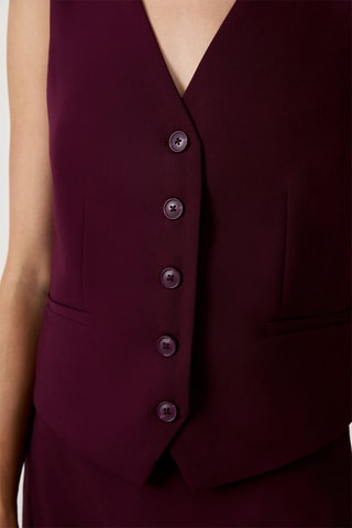 Gilet de costume Eva - Bordeaux