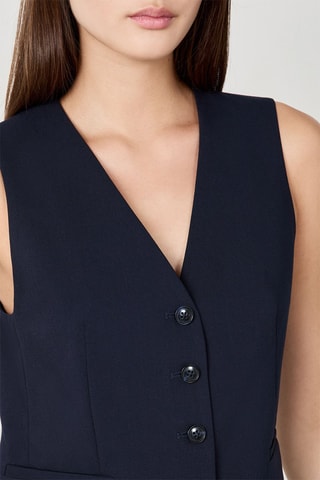 Gilet de costume Eva - Bleu nuit