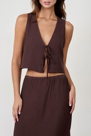 Top Timeless Summer - Marron