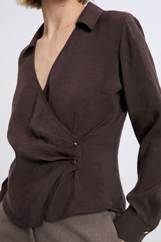 Chemisier Charline - Marron