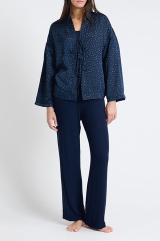 Pyjama 3 pièces Myrtah - Bleu marine