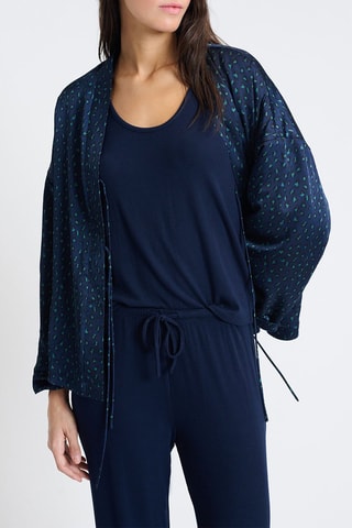 Pyjama 3 pièces Myrtah - Bleu marine