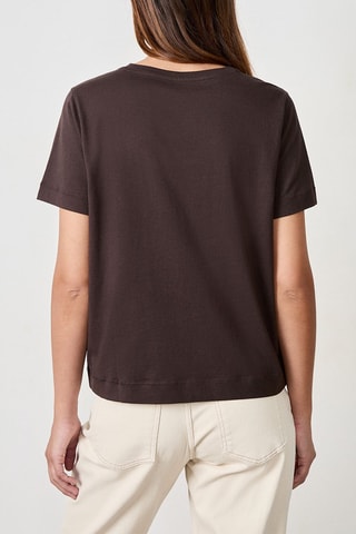 T-shirt Gaby - Marron foncé