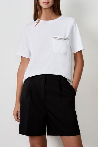 T-shirt Coastal Cowgirl - Blanc