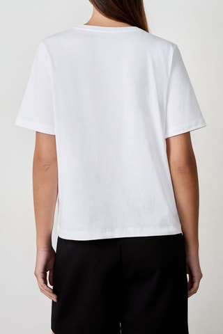 T-shirt Coastal Cowgirl - Blanc