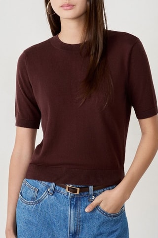 T-shirt Timeless Summer - Marron