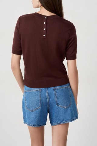 T-shirt Timeless Summer - Marron