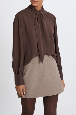 Blouse Helise - Marron