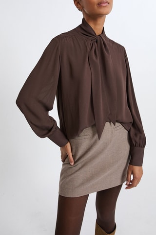 Blouse Helise - Marron