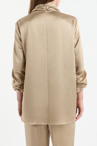 Blouse portefeuille A Vivienne - Beige