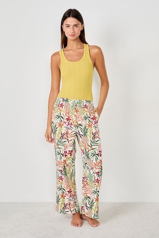 Pantalon Tilio - Blanc et orange