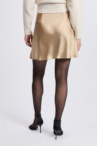 Jupe patineuse taille haute A Babelo - Doré